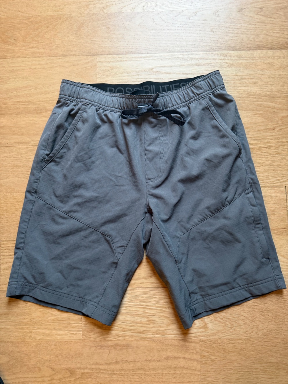 Gerry Weber Men's Gray Athletic Drawstring Shorts